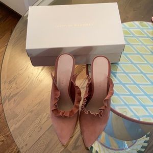 Loeffler Randall ruffle mule